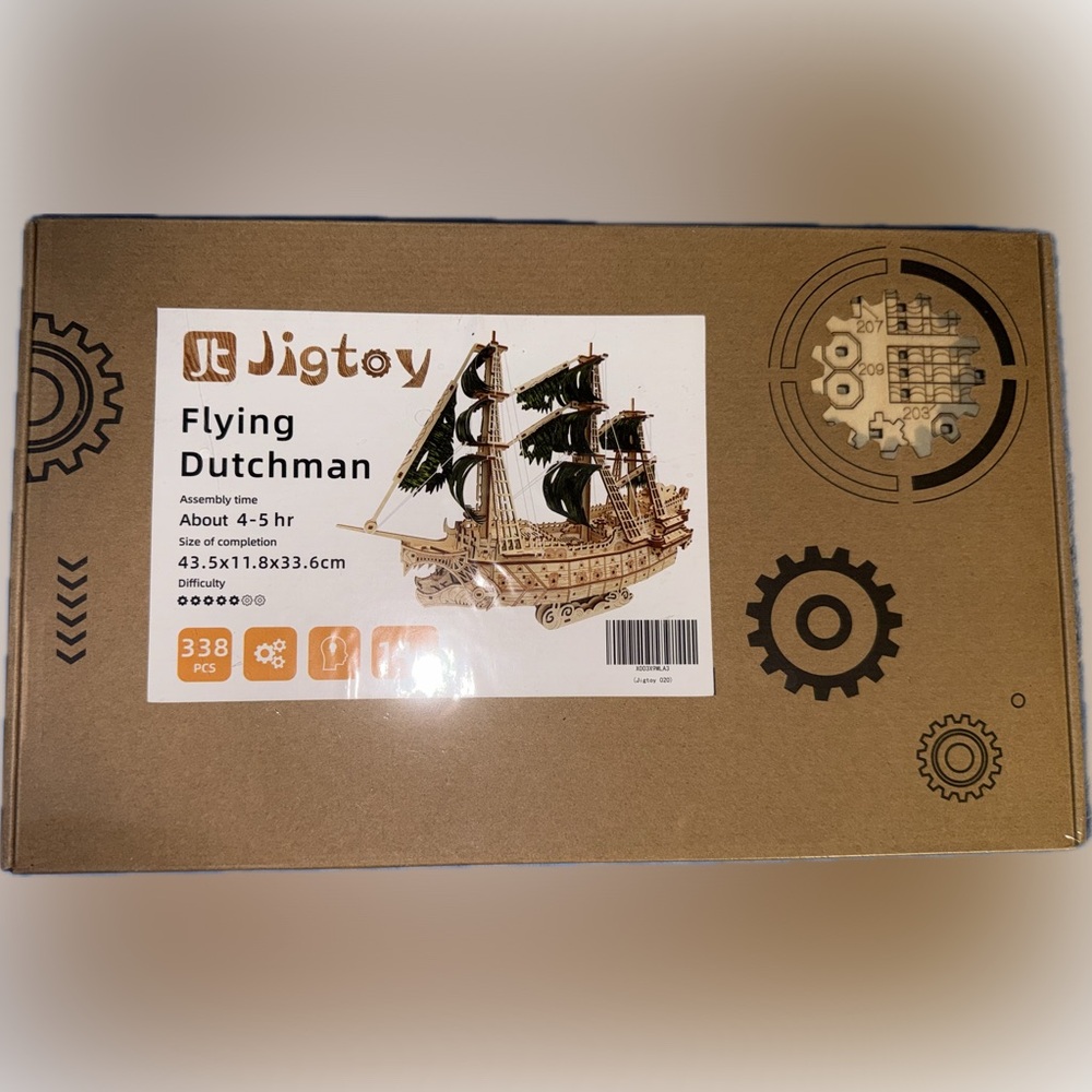 Flying Dutchman 3D Wooden Puzzle (338 pieces)